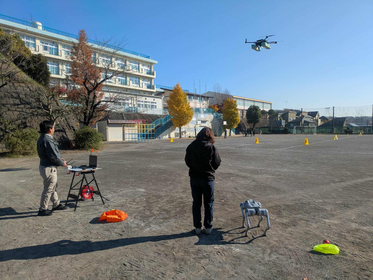 海難救レスキュードローン「SAKURA」の飛行デモンストレーション